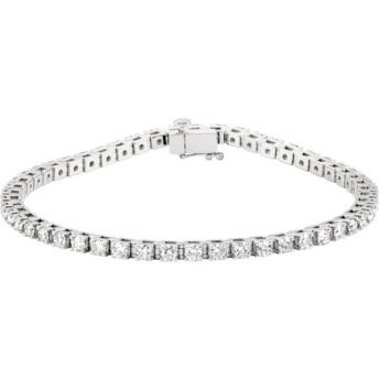 Tennis Diamond Bracelet, 3 1/2 Carat