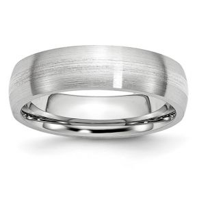 Cobalt Sterling Silver Inlay Satin Band