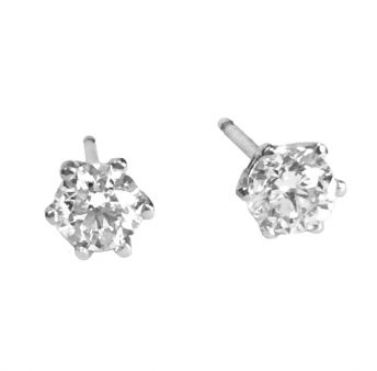 0.37 Carat Diamond Stud Earrings