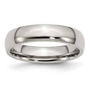 Stainless Steel Polished Half Round Band