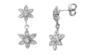 Diamond Dangled Earrings