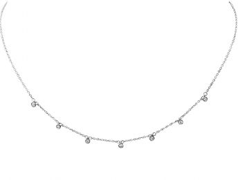Diamond 7-Station 16-18" Necklace