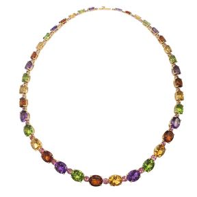 Multi-Gem Necklace