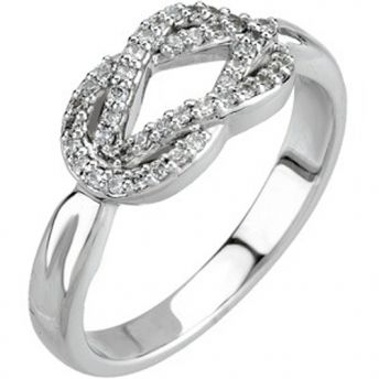 Knot Diamond Ring-1/5 Carat