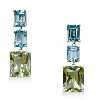 Gemstones Dangling Earrings