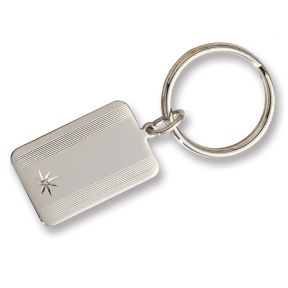 Key-ring Tag with Diamond