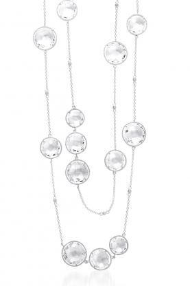 Silver & Clear Quartz Necklace