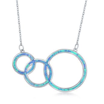 Opal Open Circles Necklace