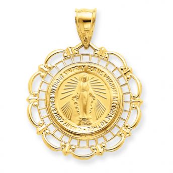 Miraculous Medal with Circle of Stars