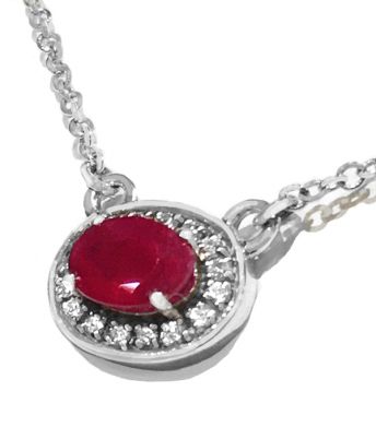 Ruby & Diamonds Necklace