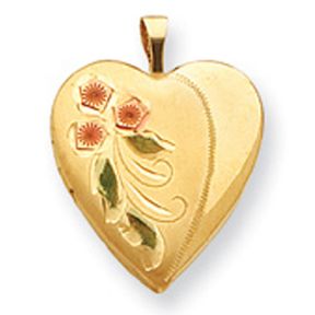 Silver Vermeil  Heart Locket