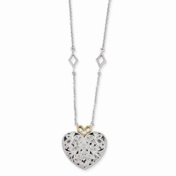 Diamond  Heart  Necklace