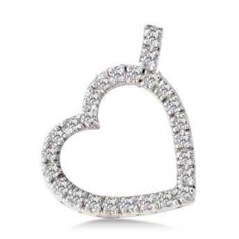 Diamond  Heart Pendant