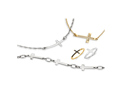 Sideway Cross Necklaces