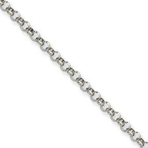 Stainless Steel 4.60mm Rolo Chain