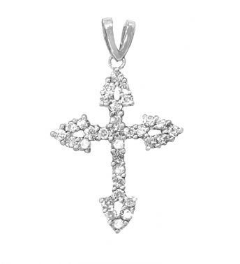 Diamond Cross, 0.44 Carat