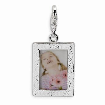 Picture Frame with Lobster Clasp Charm
