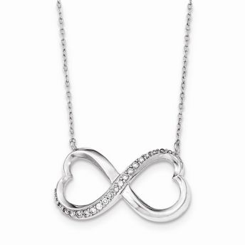 CZ Infinity Symbol Necklace