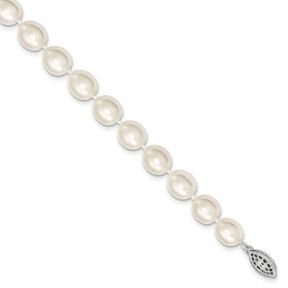 Cultured Rice Pearl Necklace