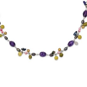 Multi-Gemstones Necklace