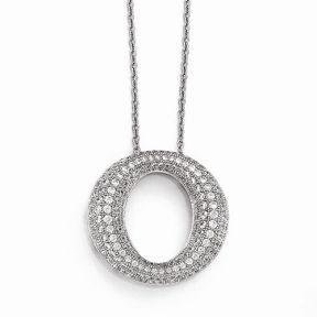 CZ Brilliant Embers Necklace