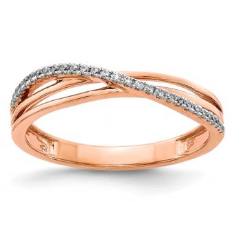 Rose Gold & Diamonds Ring