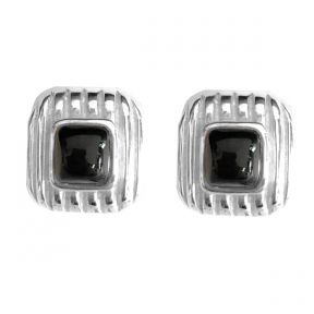 Onyx Post Earrings