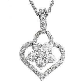 Diamond Heart Pendant