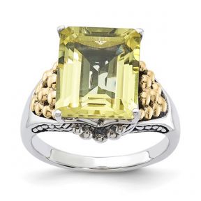 Lemon Quartz Ring