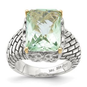 Green Quartz Ring