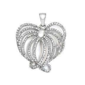 Diamond Heart Pendant-0.80 Carat