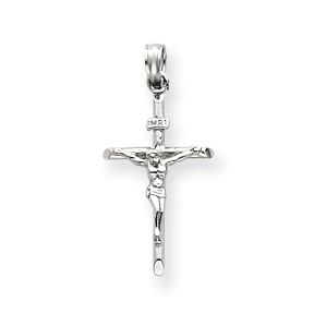 White Gold Crucifix