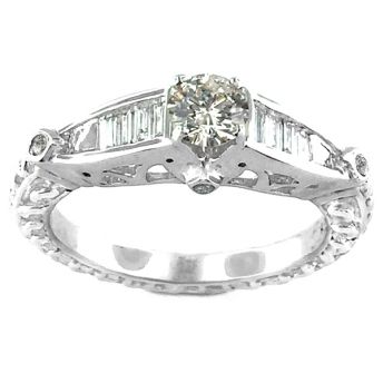 Engagement Ring, 0.70 Carat