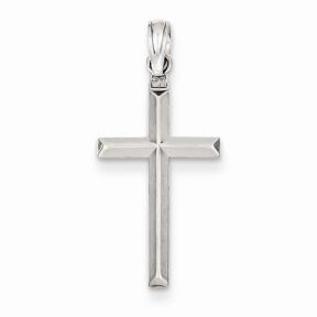 White Gold Cross Pendant